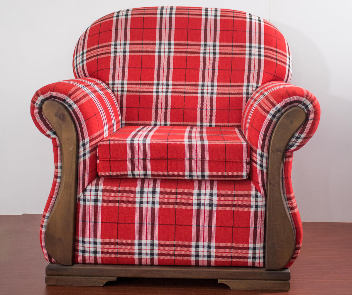 Red Plaid Sofa – Seiwa Furniture & Interior Design