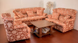 Floral Copper Sofa Set
